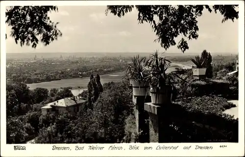 Ak Dresden Weißer Hirsch, Blick vom Luisenhof, Walter Hahn 4271