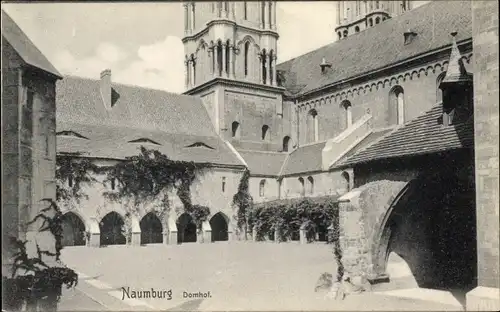 Ak Naumburg an der Saale, Domhof