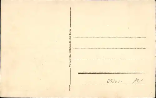 Ak Bad Berka in Thüringen, Waldschlößchen