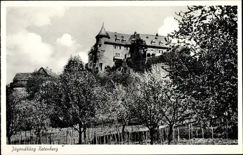 Ak Rotenberg Rauenberg in Baden, Jugendburg Rotenberg