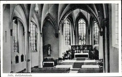 Ak Rulle Wallenhorst Niedersachsen, Wallfahrtskirche, Innenansicht