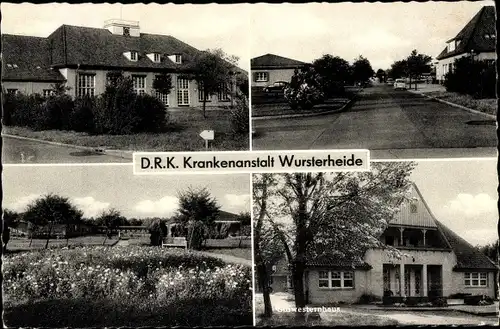Ak Wursterheide Nordholz Wurster Nordseeküste, DRK Krankenanstalt, Schwesternhaus