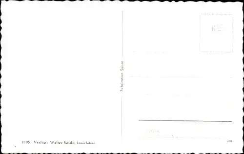 Ak Interlaken Kanton Bern Schweiz, Jungfrau
