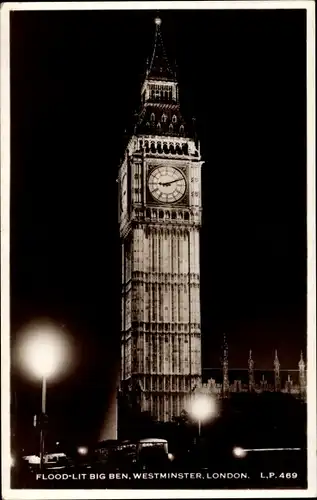 Ak London City, Big Ben, the Great Westminster Clock