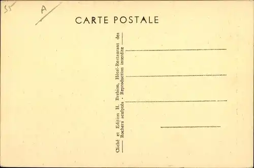 Ak Rothéneuf Ille-et-Vilaine, Rochers sculptés, Le dernier des Rothéneuf