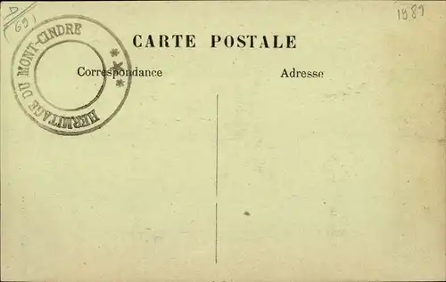 Ak Saint Cyr au Mont d'Or Rhône, Le Mont Cindre, Ermitage, Sortie des Grottes