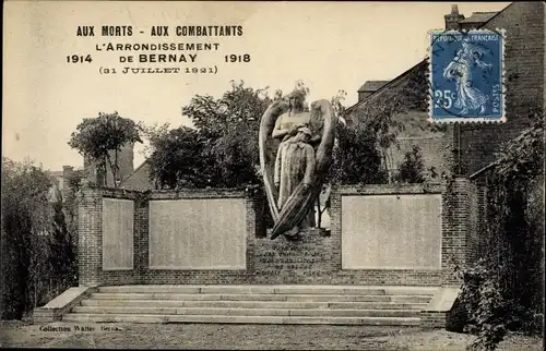 Ak Bernay Eure?, Aux Morts, Aux Combattants, L'Arrondissement de Bernay