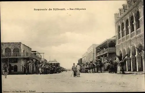 Ak Djibouti Dschibuti, Rue d'Abyssinie