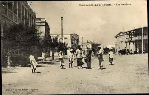 Ak Djibouti Dschibuti, Rue Gambetta