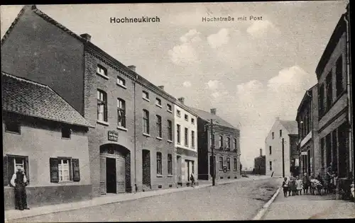 Ak Hochneukirch Jüchen Nordrhein Westfalen, Hochstraße, Post