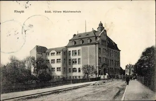 Ak Rheydt Mönchengladbach am Niederrhein, Städt. Höhere Mädchenschule