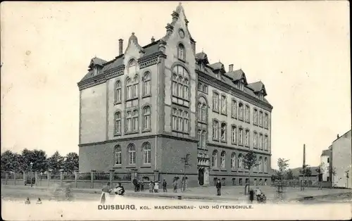 Ak Duisburg im Ruhrgebiet, Kgl. Maschinenbau und Hüttenschule