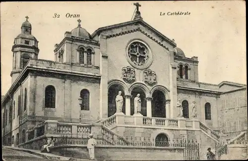 Ak Oran Algerien, La Cathedrale