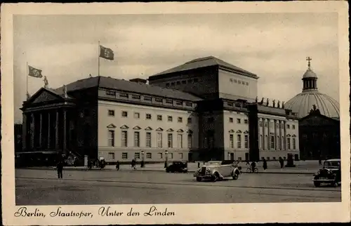 Ak Berlin Mitte, Staatsoper, Unter den Linden