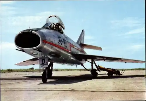 Ak G.A.M. Dassault Super Mystere, Monoplace d'interception, Französ. Kampfflugzeug, Abfangflugzeug