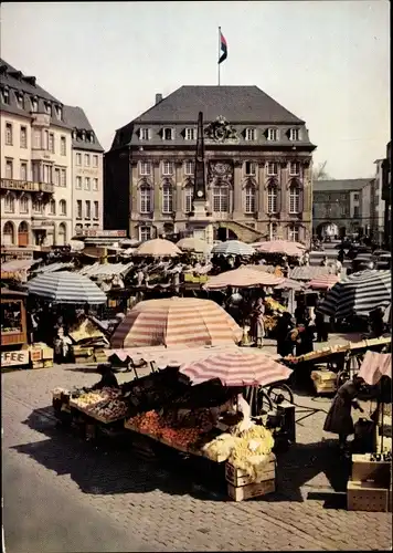 Ak Bonn am Rhein, Marktplatz