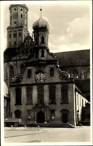 Ak Augsburg in Schwaben, Evangelische St. Ulrichskirche