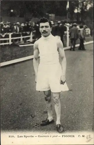 Ak Französischer Leichtathlet Figour, Läufer, Les Sports, Coureurs a pied