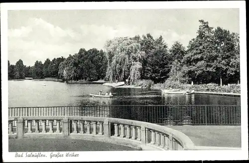 Ak Bad Salzuflen in Lippe, Großer Weiher