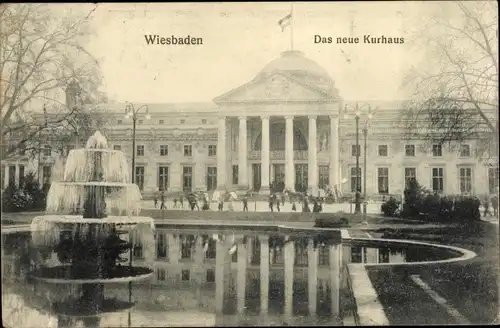 Ak Wiesbaden in Hessen, Neues Kurhaus