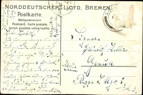 Künstler Ak Mailick, Hansestadt Bremen, Hauff's Phantasien im Ratskeller, Norddeutscher Lloyd