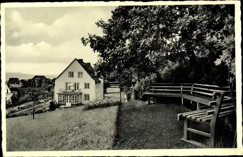 Ak Rinteln an der Weser, Pension Weser Berghaus