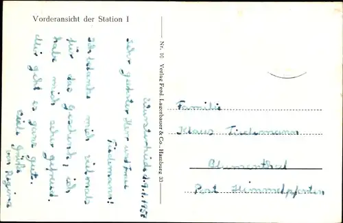 Ak Wursterheide Nordholz Wurster Nordseeküste, DRK Krankenanstalt, Station I