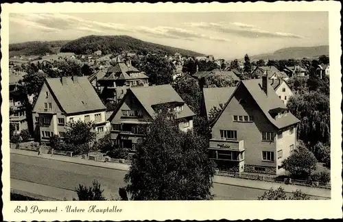 Ak Bad Pyrmont in Niedersachsen, Untere Hauptallee