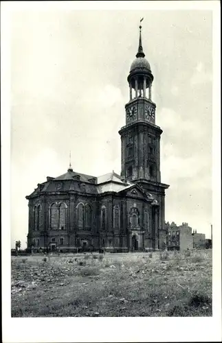 Ak Hamburg Mitte Neustadt, Hauptkirche St. Michaelis