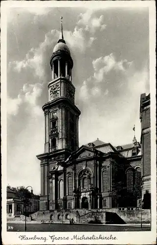 Ak Hamburg Mitte Neustadt, Hauptkirche St. Michaelis