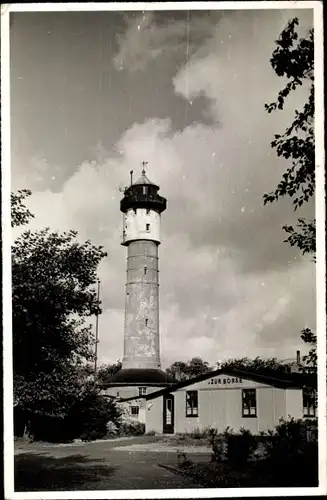 Foto Ak Nordseebad Wangerooge in Ostfriesland, Leuchtturm