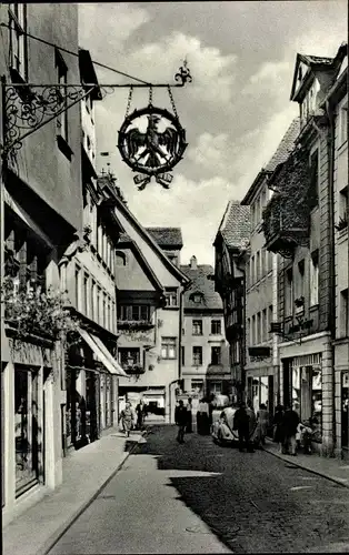 Ak Ansbach in Mittelfranken Bayern, Uzstraße