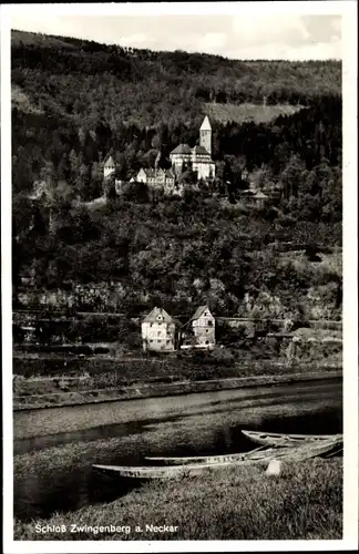 Ak Zwingenberg am Neckar Baden, Schloss