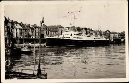 Ak Dieppe Seine Maritime, Dampfer l'Arromanches, Quai