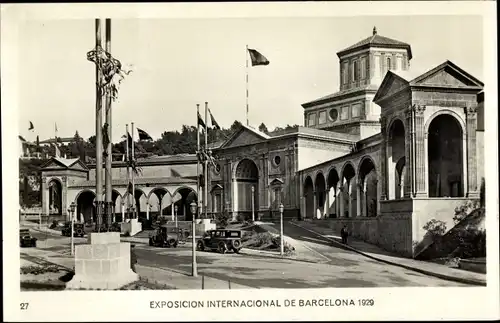 Ak Exposicion Internacional de Barcelona 1929, Palacio de las Artes Graficas