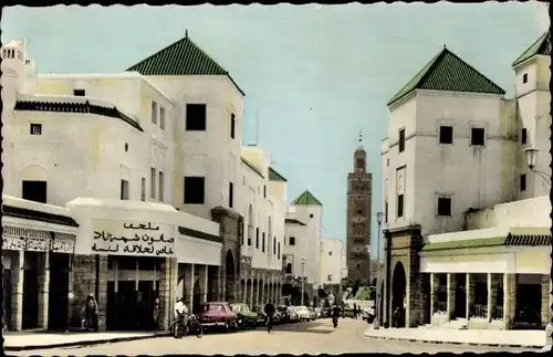 Ak Casablanca Marokko, Rue Royale