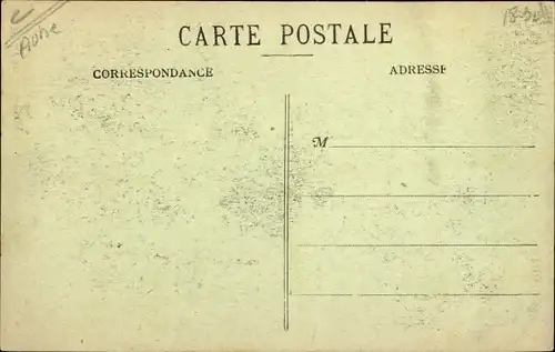 Ak Mailly le Camp Aube, Canon de 32 cm Glissement