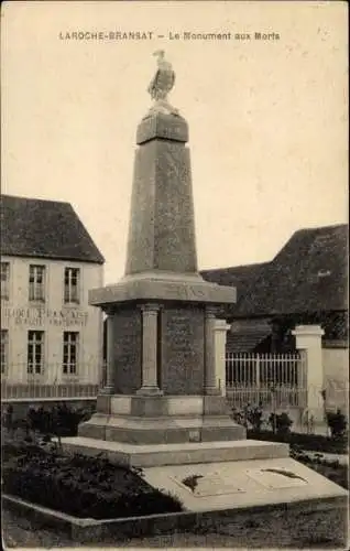 Ak Laroche Bransat Allier, Le Monument aux Morts