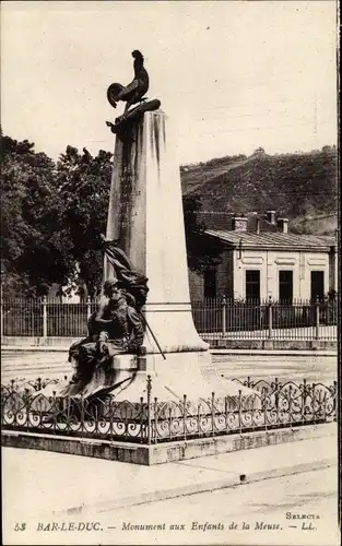 Ak Bar le Duc Meuse, Monument aux Enfants de la Meuse