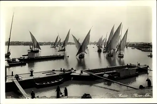 Ak Cairo Kairo Ägypten, River Nile