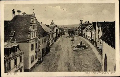 Ak Kemnath in der Oberpfalz, Oberer Stadtplatz