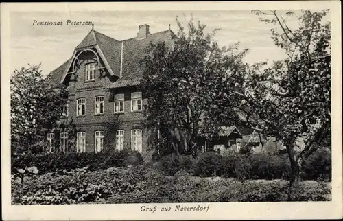Ak Neversdorf in Schleswig Holstein, Pensionat Petersen