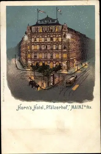 Litho Mainz am Rhein, Horn's Hotel Pfälzerhof