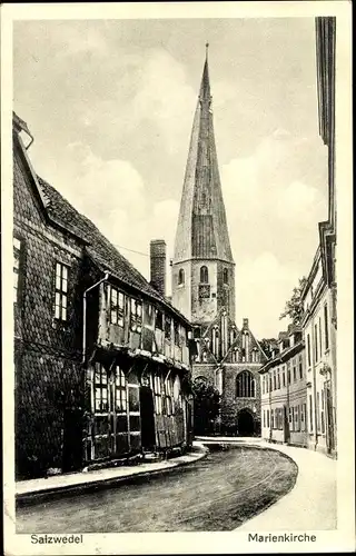 Ak Salzwedel in der Altmark, Marienkirche