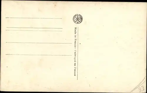 Ak Französischer Leichtathlet Bernard, Läufer, Portrait