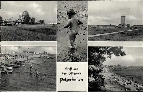 Ak Pelzerhaken Neustadt in Holstein, Strand, DLRG