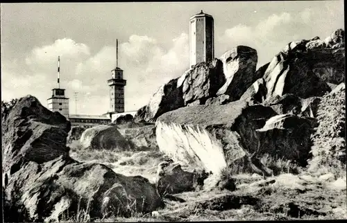 Ak Niederreifenberg Schmitten im Taunus, Großer Feldberg, Fernseh- und UKW-Sender, Aussichtsturm