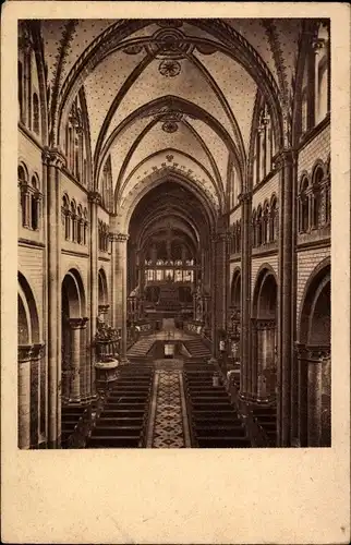 Ak Bonn am Rhein, Münsterkirche, Inneres