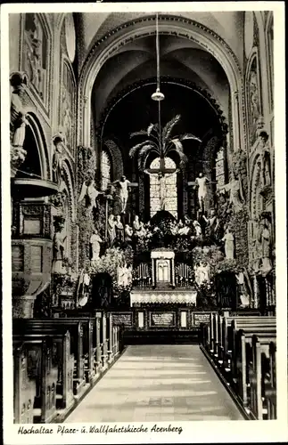 Ak Arenberg Koblenz am Rhein, Inneres der Pfarrkirche, Hochaltar