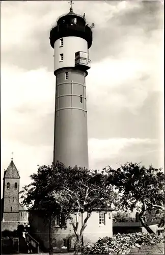 Ak Nordseebad Wangerooge in Ostfriesland, Leuchtturm